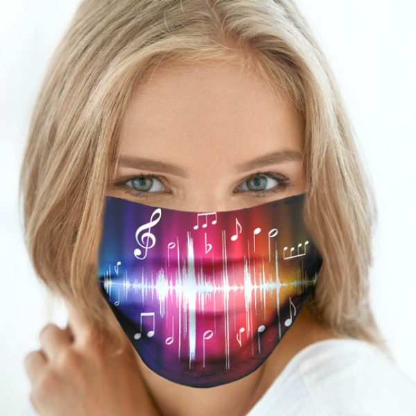 Mascarilla NOTAS MUSICALES