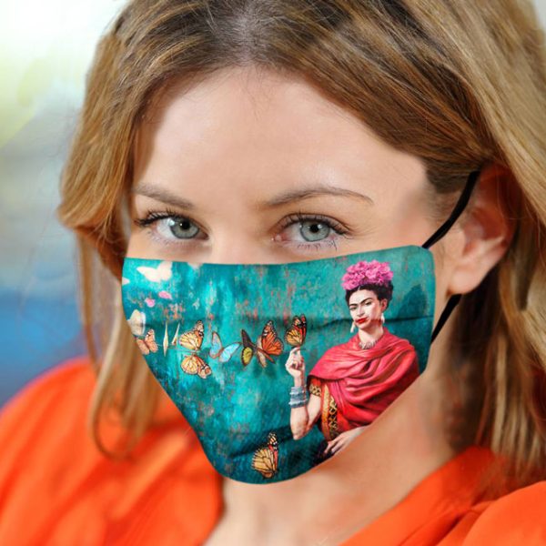 Mascarilla FRIDA KHALO Mariposas